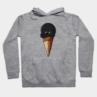 Ice Cream Black Cat Hoodie